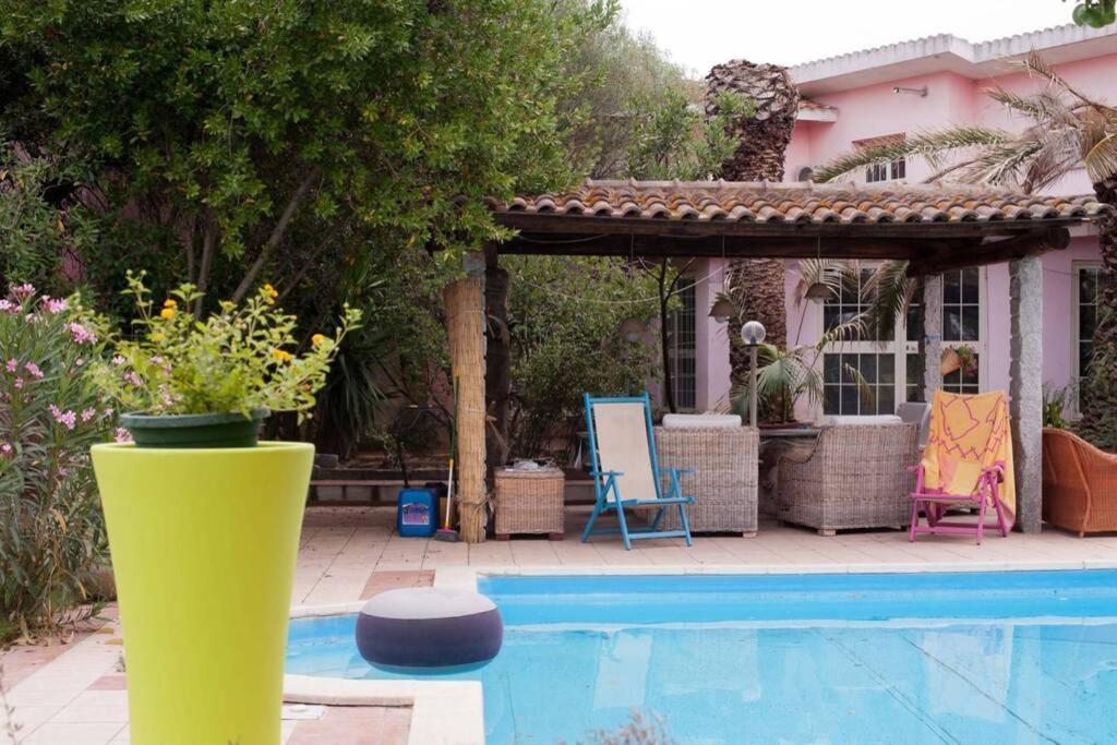 Big Relax Apartment With Swimming Pool And A Peaceful Garden In A Private Villa Sestu Dış mekan fotoğraf